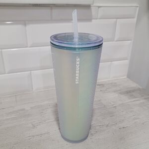 Starbucks Iridescent Mermaid Tail 24 Oz. Cold Cup Venti Tumbler 2021